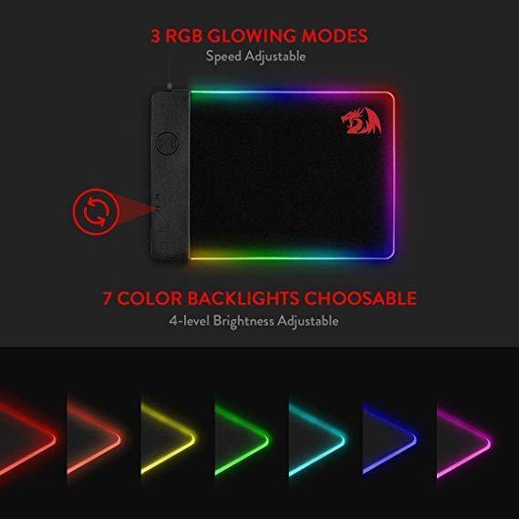 Redragon P025 RGB Gaming Mouse Pad With Wireless Charger - REDRAGON - Compro System