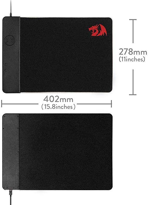 Redragon P025 RGB Gaming Mouse Pad With Wireless Charger - REDRAGON - Compro System