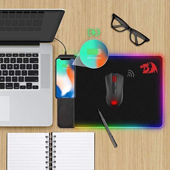Redragon P025 RGB Gaming Mouse Pad With Wireless Charger - REDRAGON - Compro System