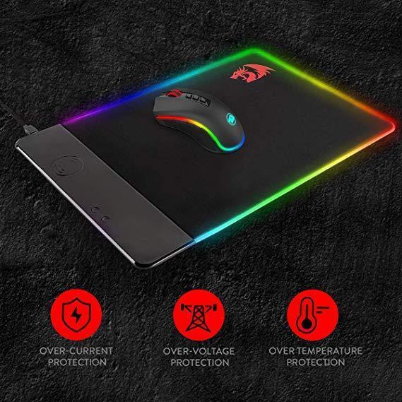 Redragon P025 RGB Gaming Mouse Pad With Wireless Charger - REDRAGON - Compro System