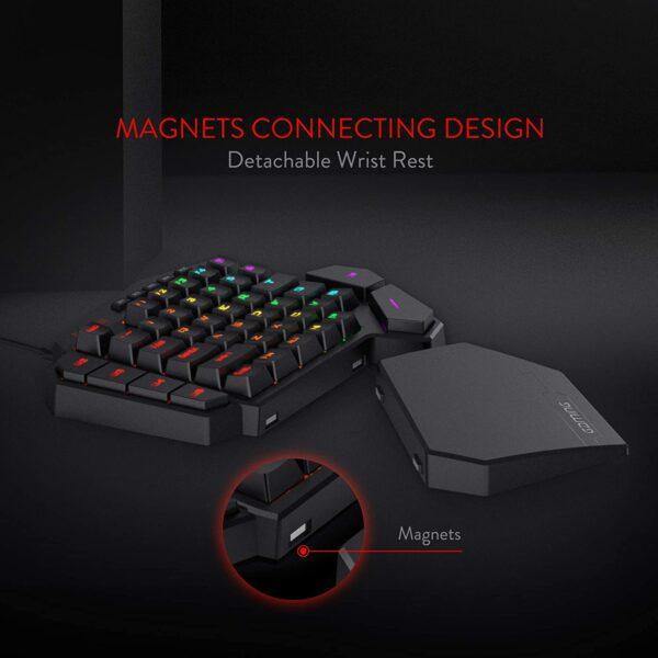 Redragon One-Handed Gaming Keyboard and M721-Pro RGB Mouse Combo K585 BA - REDRAGON - Compro System