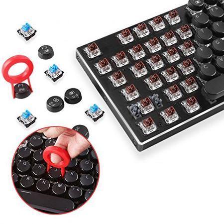 Redragon A106 Steampunk Typewriter Retro Keycaps 104 keys - REDRAGON - Compro System