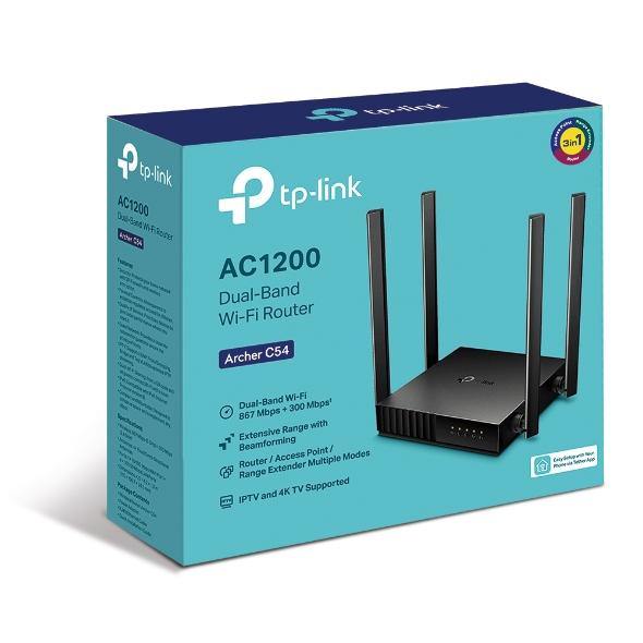 TP-Link Archer C54 AC1200 Dual Band Wi-Fi Router - TP LINK - Compro System