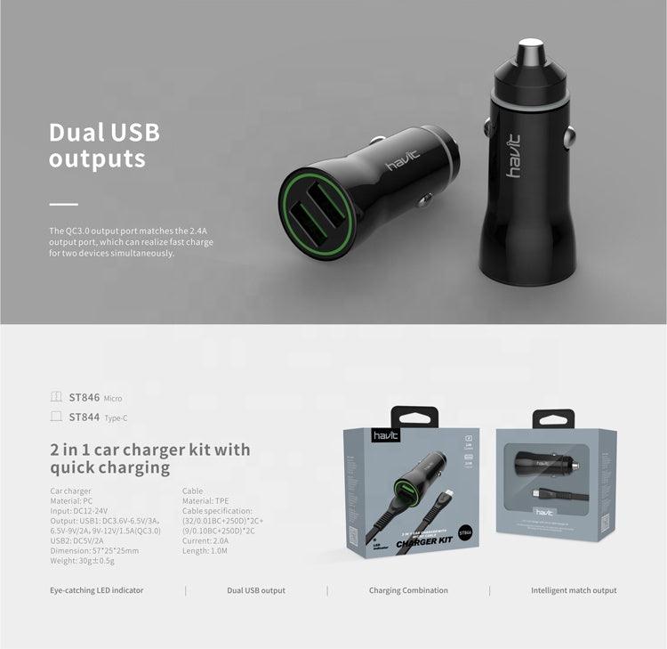 Havit ST844 Car Charger - Havit - Compro System