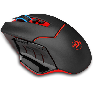 Redragon M690 MIRAGE 4800DPI, 8 Buttons, Infrared Engine, 15 Meters Range Wireless Gaming Mouse - REDRAGON - Compro System