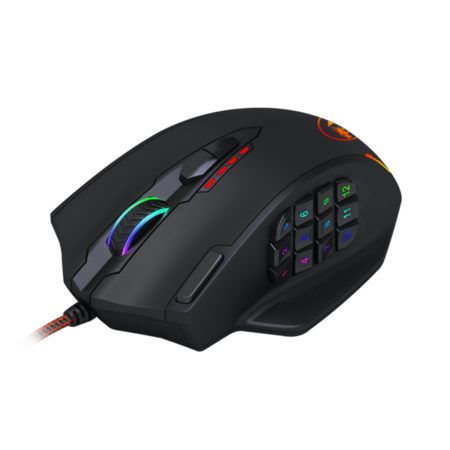 Redragon M908 IMPACT MMO Gaming Mouse up to 12,400 DPI High Precision Laser Mouse for PC - REDRAGON - Compro System