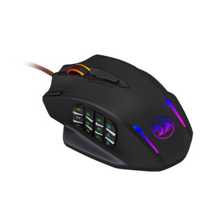 Redragon M908 IMPACT MMO Gaming Mouse up to 12,400 DPI High Precision Laser Mouse for PC - REDRAGON - Compro System
