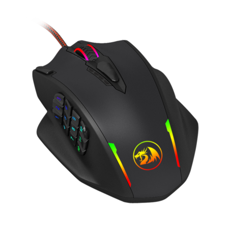 Redragon M908 IMPACT MMO Gaming Mouse up to 12,400 DPI High Precision Laser Mouse for PC - REDRAGON - Compro System