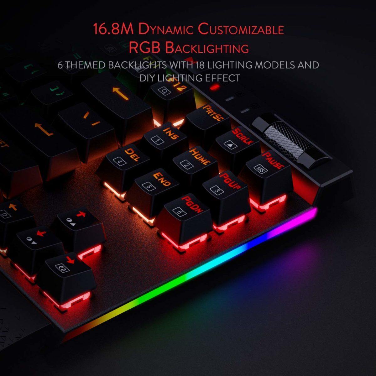 Redragon MAGIC-WAND K587 RGB Mechanical Gaming Wired Keyboard - REDRAGON - Compro System