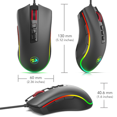Redragon M711 COBRA Gaming Mouse - REDRAGON - Compro System