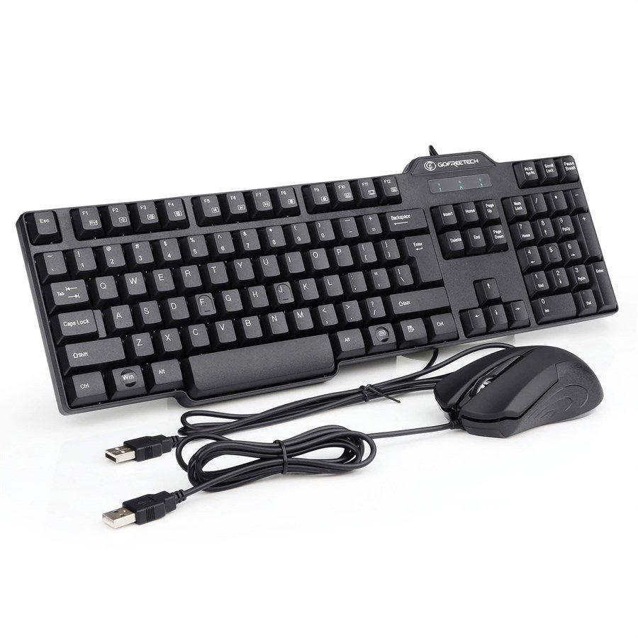 GOFREETECH GFT-S003 Wired Keyboard and Mouse Combo - GOFREETECH - Compro System