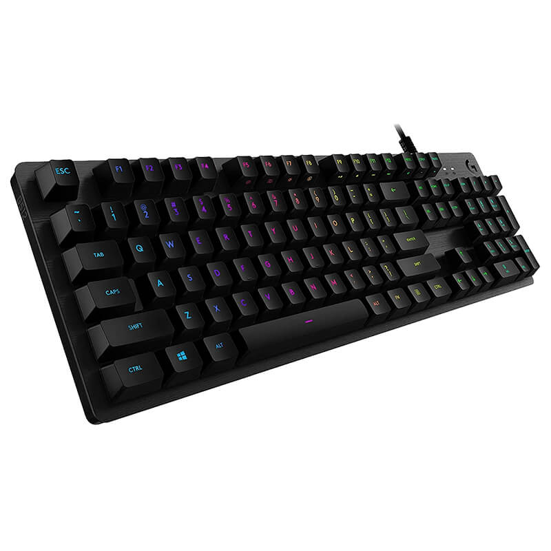 Logitech G512 Mechanical Gaming Keyboard GX Brown Switches - Carbon Clicky