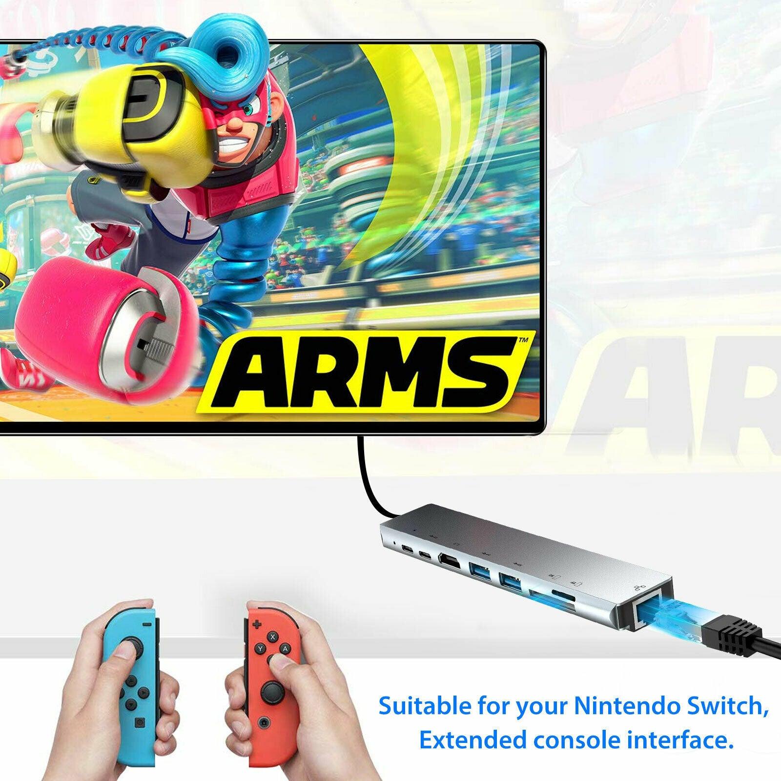 Type-C Adapter 8 in 1 - Compro System - Compro System