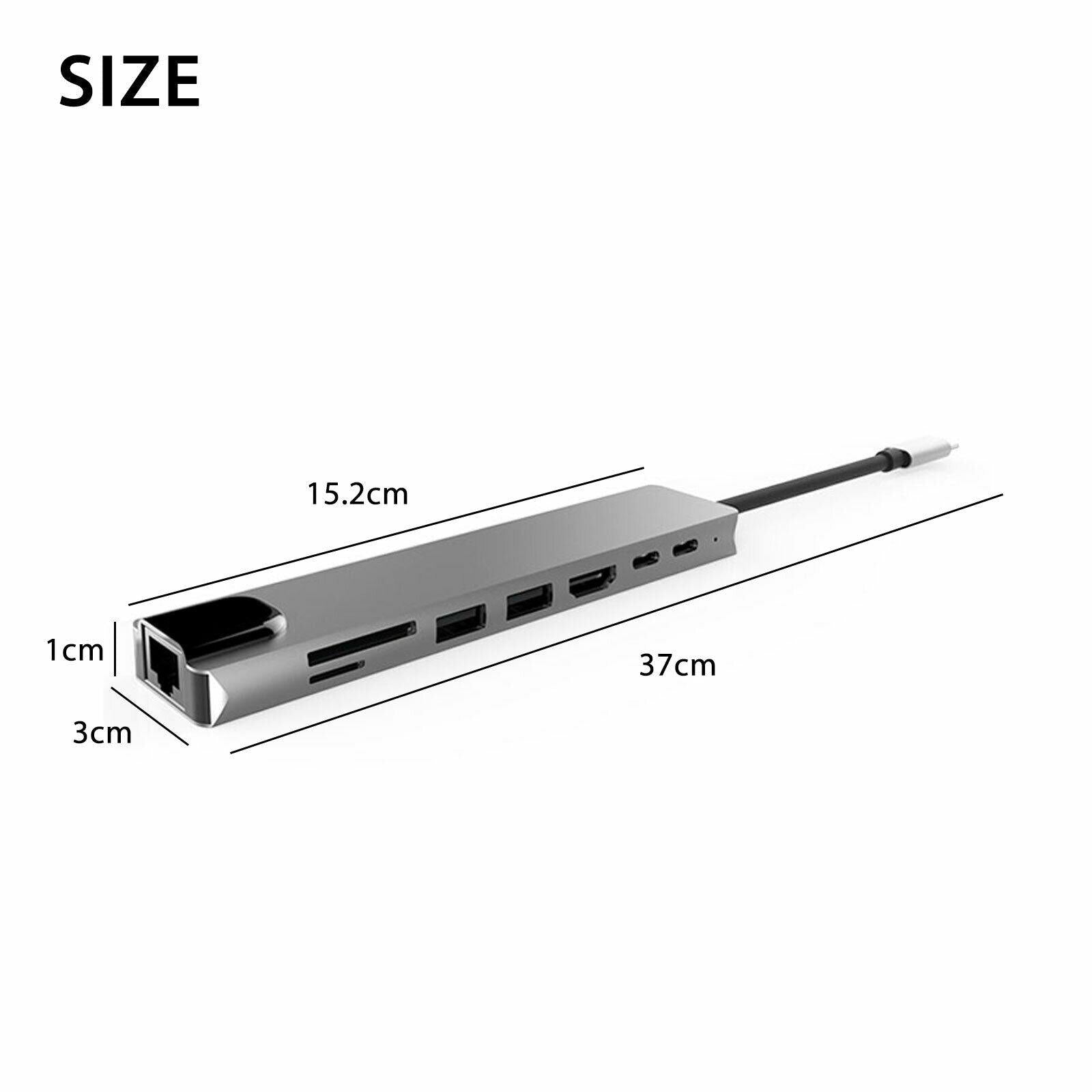 Type-C Adapter 8 in 1 - Compro System - Compro System