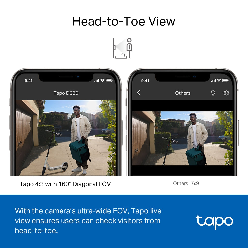 Tapo D230S1 Tapo Smart Battery Video Doorbell