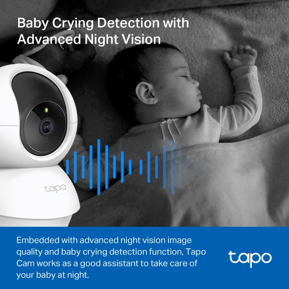 Tp-Link Wifi Camera Tapo C210 Pan/Tilt Home Security Wi-Fi Camera