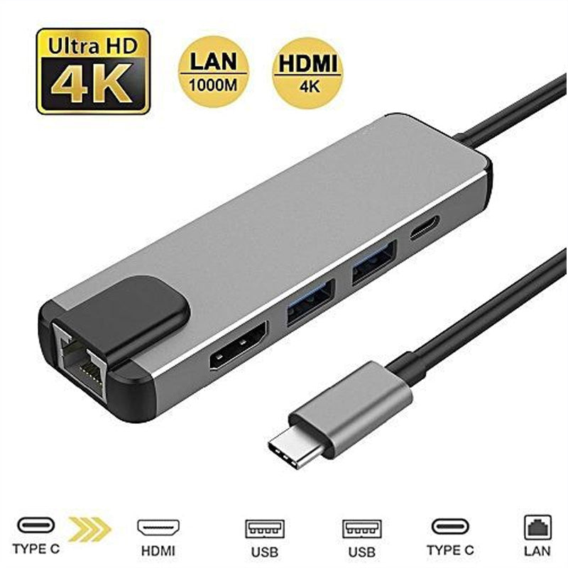 Compro™ USB Type C to 5 In 1 HUB