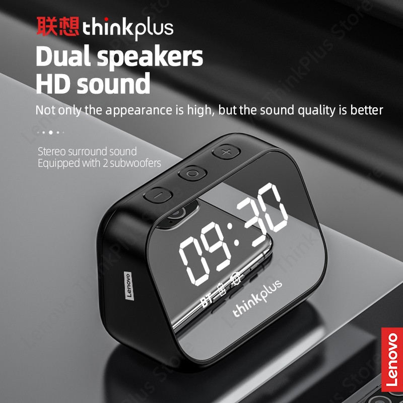 Lenovo TS13 LED Display Bluetooth Speaker Alarm Clock Design