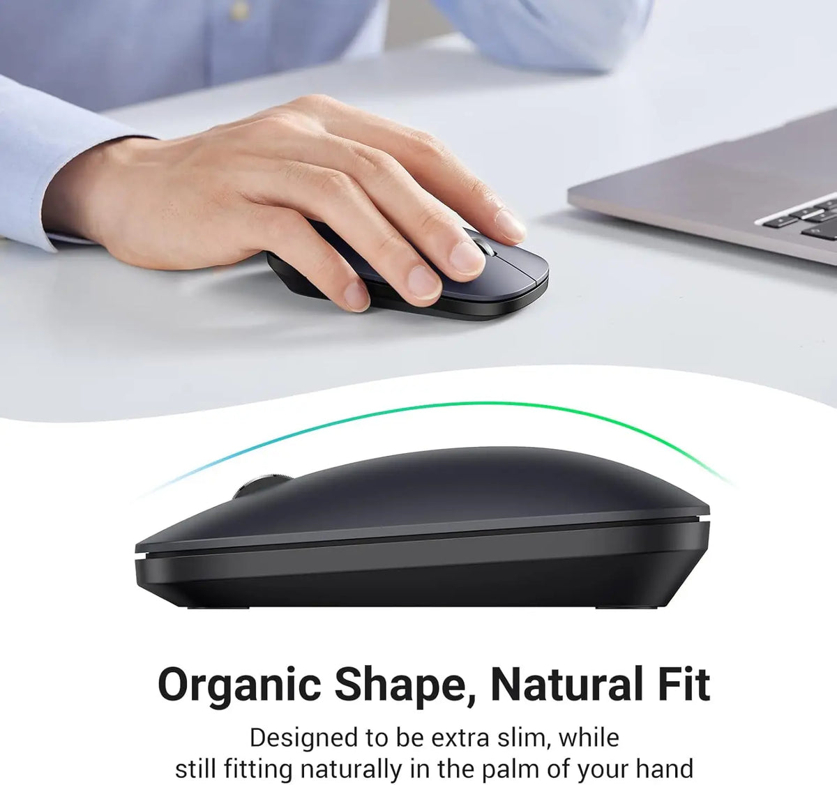 UGREEN 90372 Wireless Mouse Portable with USB Receiver