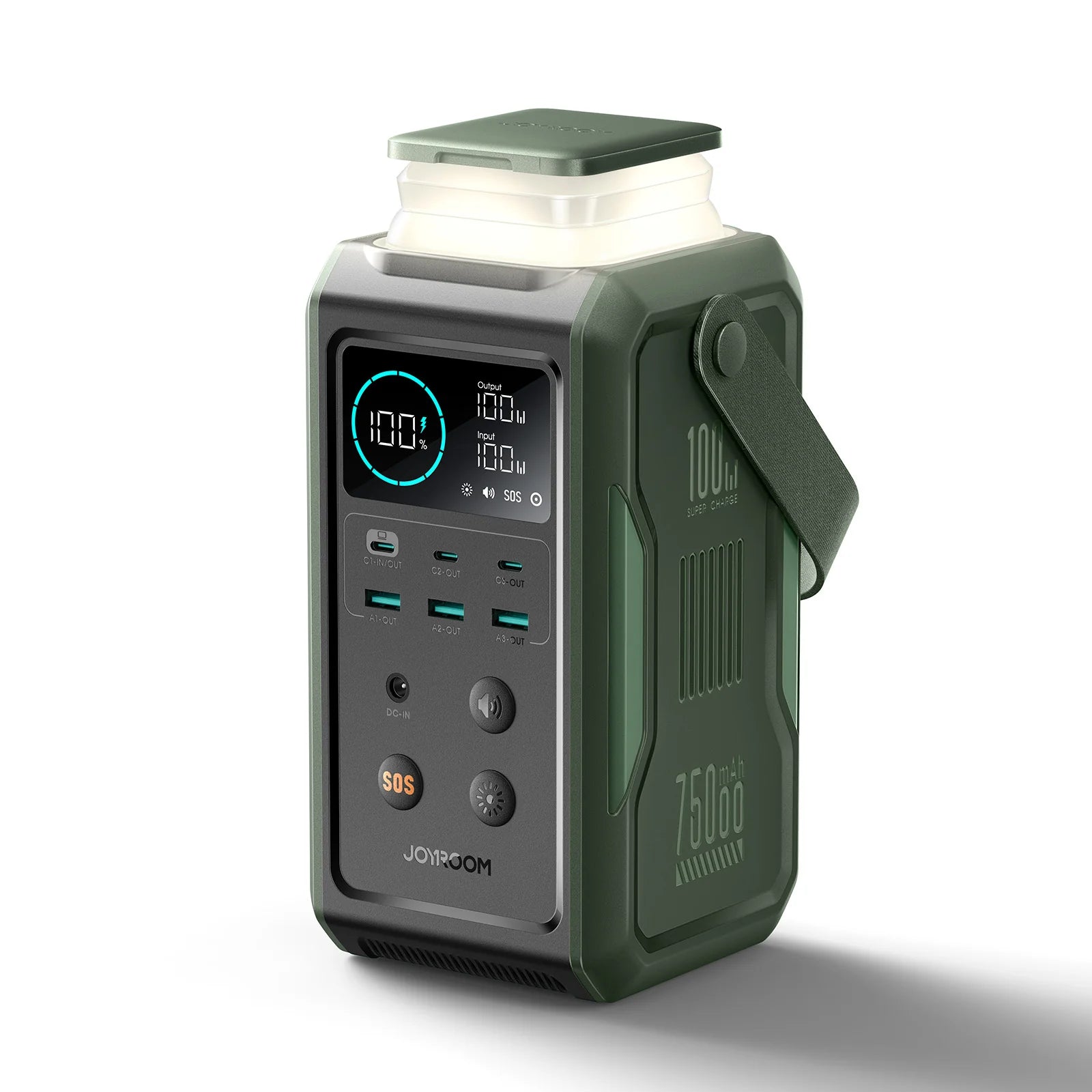 Joyroom JR-PBF10 PD100W with night light large capacity mobile power 75000mAh