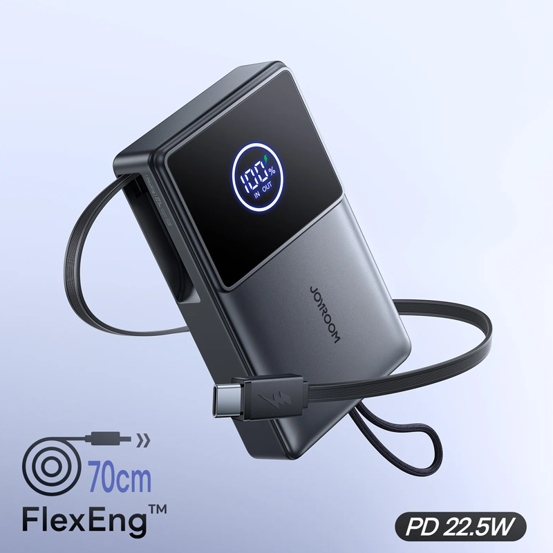 Joyroom JR-PR1 22.5W Built-in Retractable Cable Power bank 10000mAh