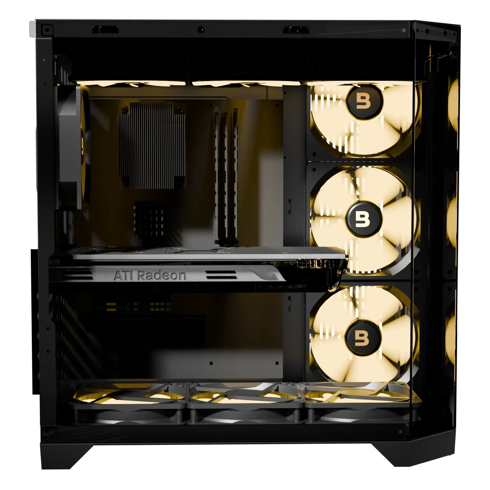 Boost Enclosure Elite Series X100 with 7 ARGB Fans
