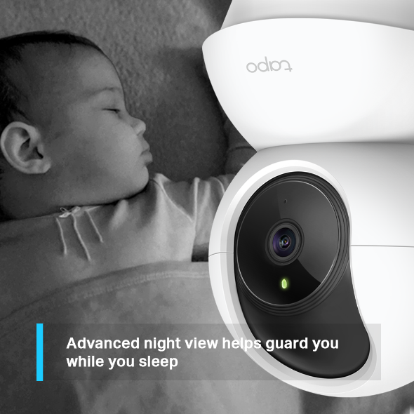 TP-Link Tapo C200 Pan/Tilt Home Security Wi-Fi Camera FHD 1080p (3 Pack)
