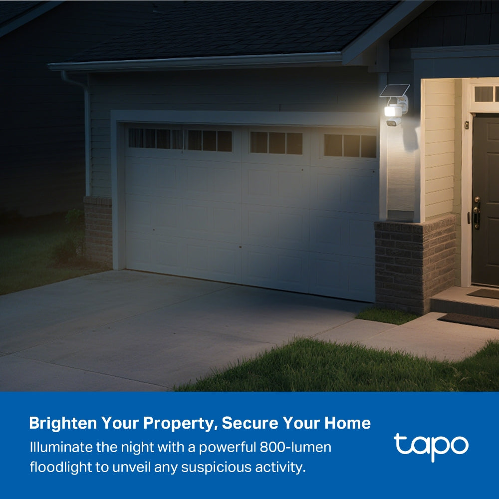 Tapo C615F KIT Solar-Powered Floodlight Pan/Tilt Security Camera Kit