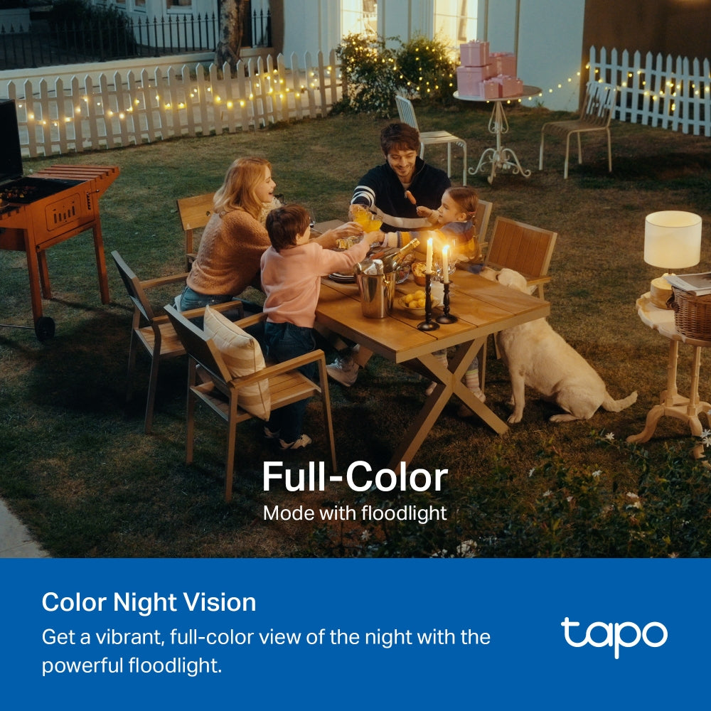 Tapo C615F KIT Solar-Powered Floodlight Pan/Tilt Security Camera Kit