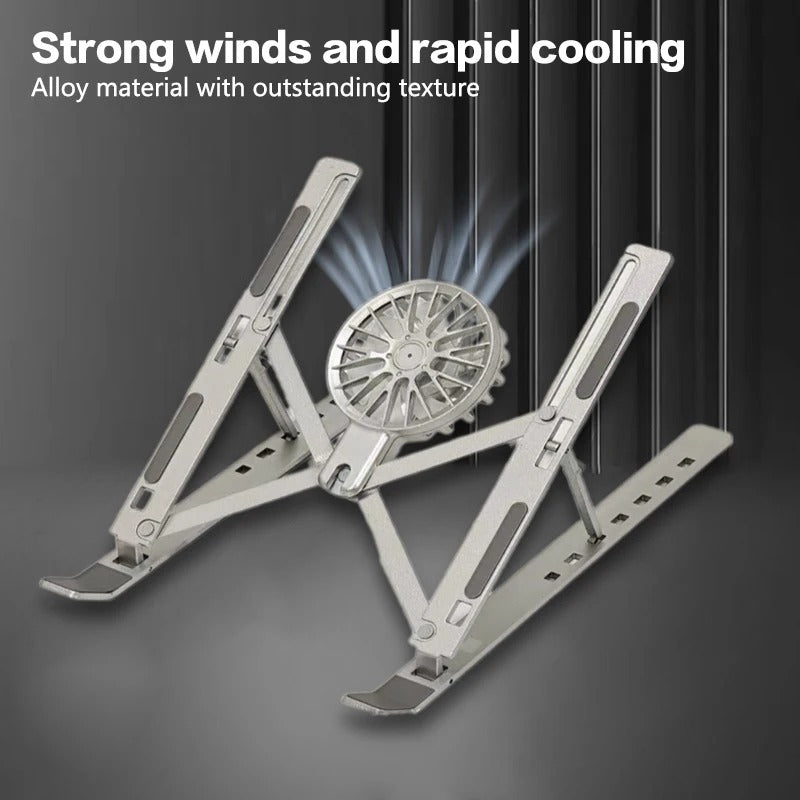 Compro™ Aluminium Laptop Stand with Fan