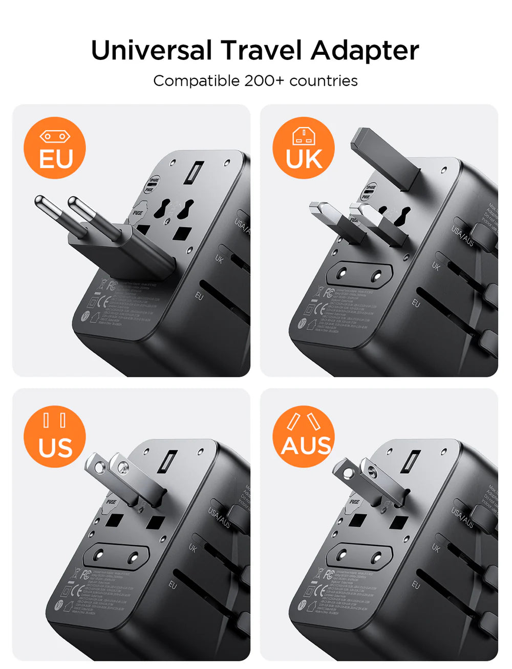 JOYROOM JR-TCW01 17W Universal Travel Adapter