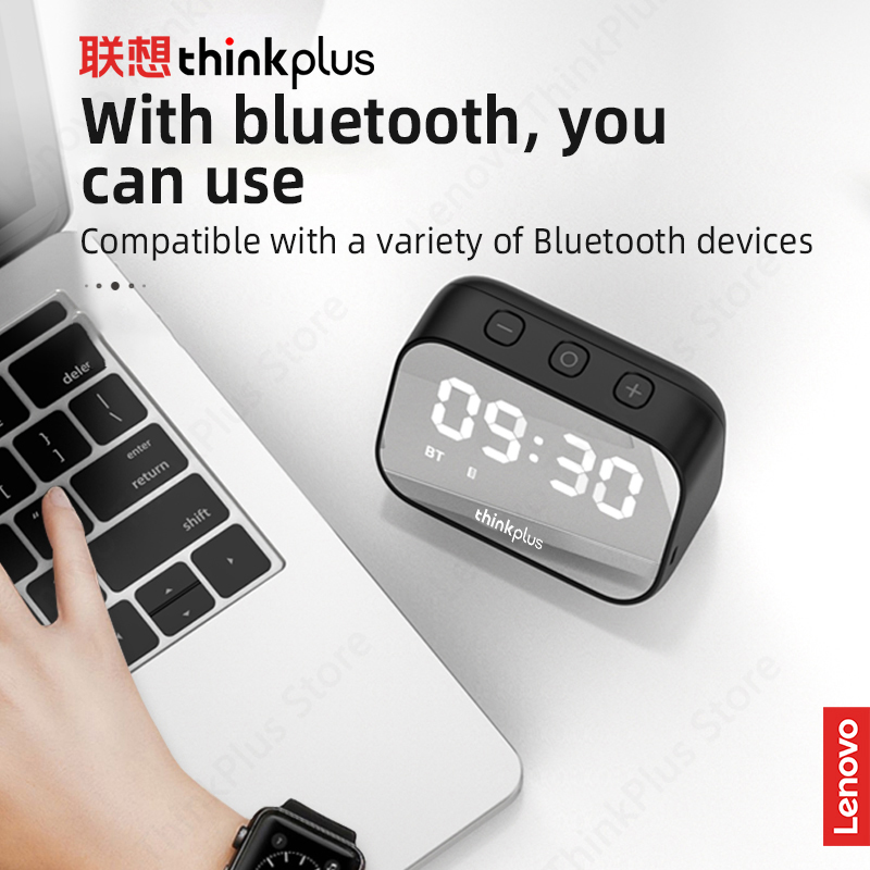 Lenovo TS13 LED Display Bluetooth Speaker Alarm Clock Design