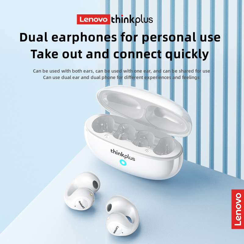 Lenovo ThinkPlus XT83II Bluetooh Earphones Earclip Design