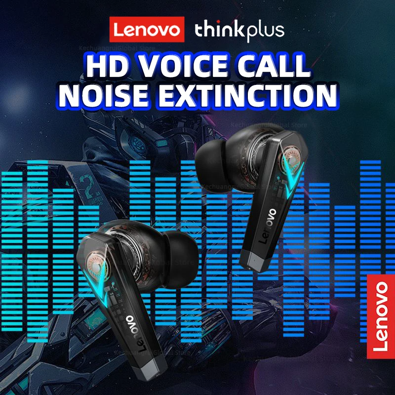 Lenovo LP6 TWS Gaming Noise cancelling Earbuds