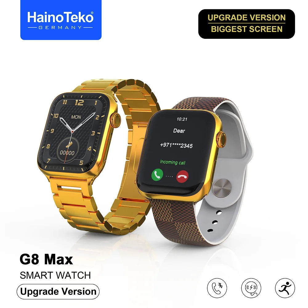 Haino Teko G8 Max Smart Watch- Golden Edition