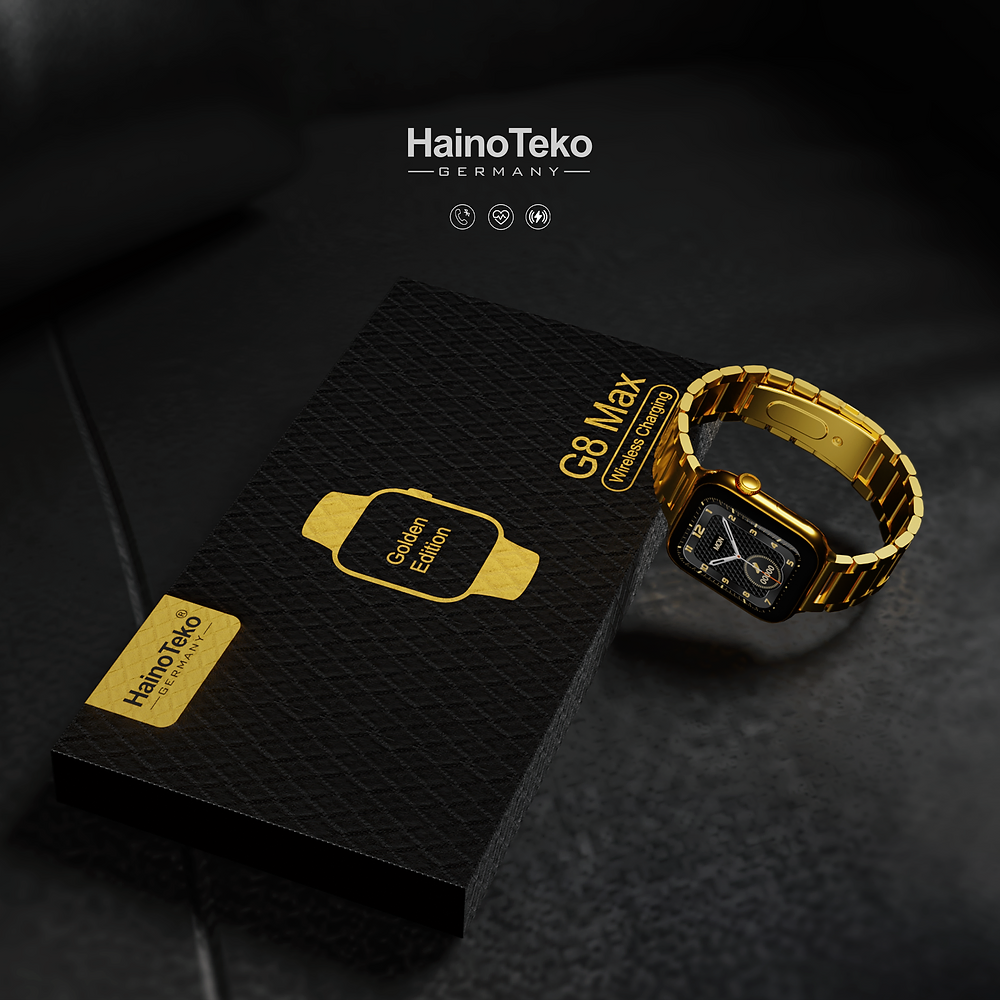 Haino Teko G8 Max Smart Watch- Golden Edition