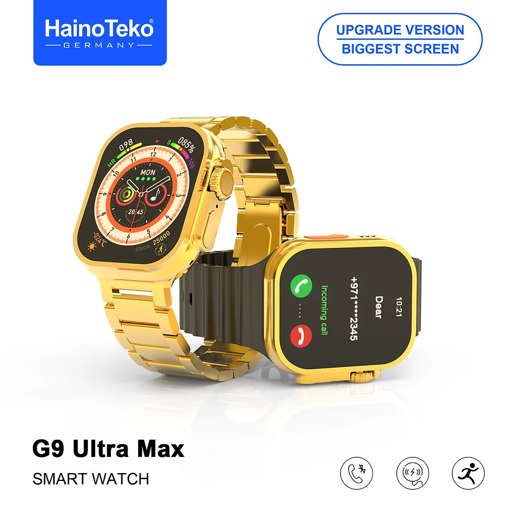 Haino Teko G9 Ultra Max Smart Watch- with 2 Straps