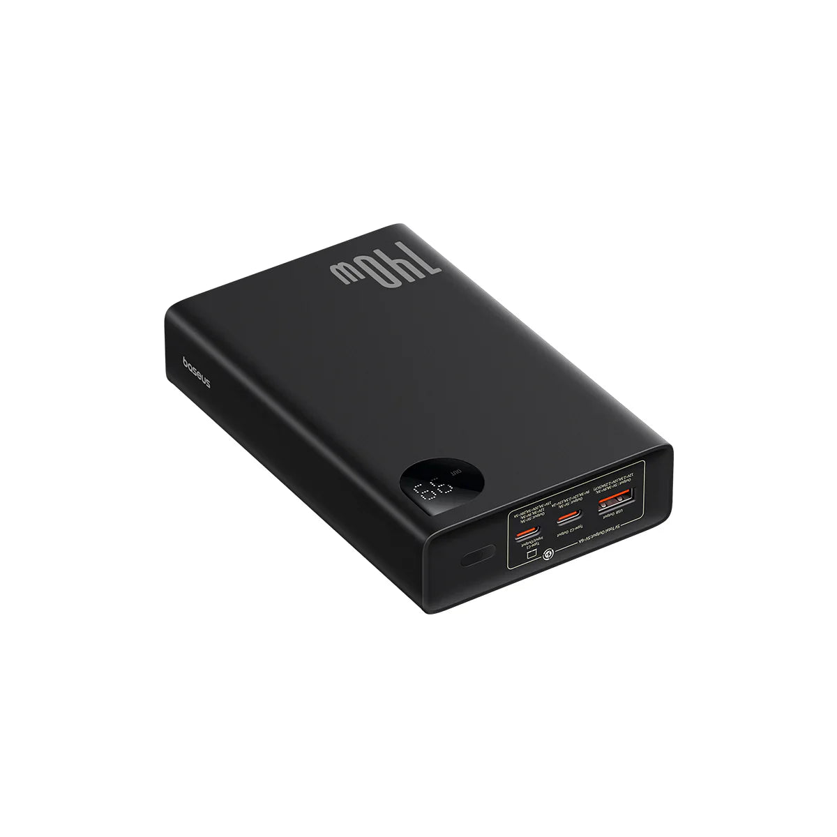 Baseus Adaman  Digital Display Fast Charge Power Bank 24000mAh 140W（With Superior Series Fast Charging Data Cable Type-C to Type-C 240W (48V/5A) 1m Black）