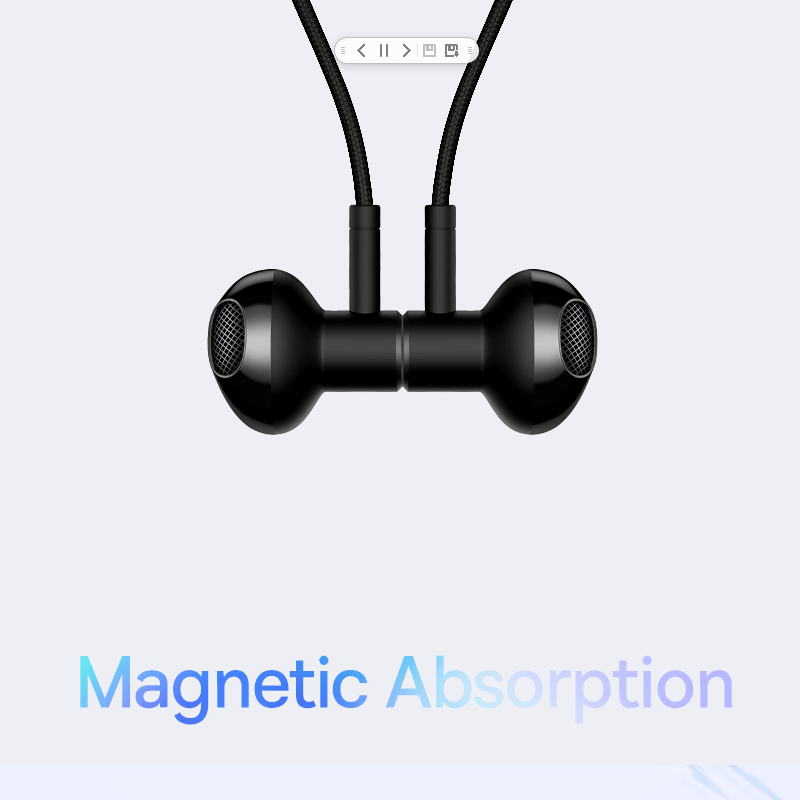 Baseus Bowie P1 Neckband Earphone Bluetooth 5.2 Magnetic Adsorption Wireless Headphone