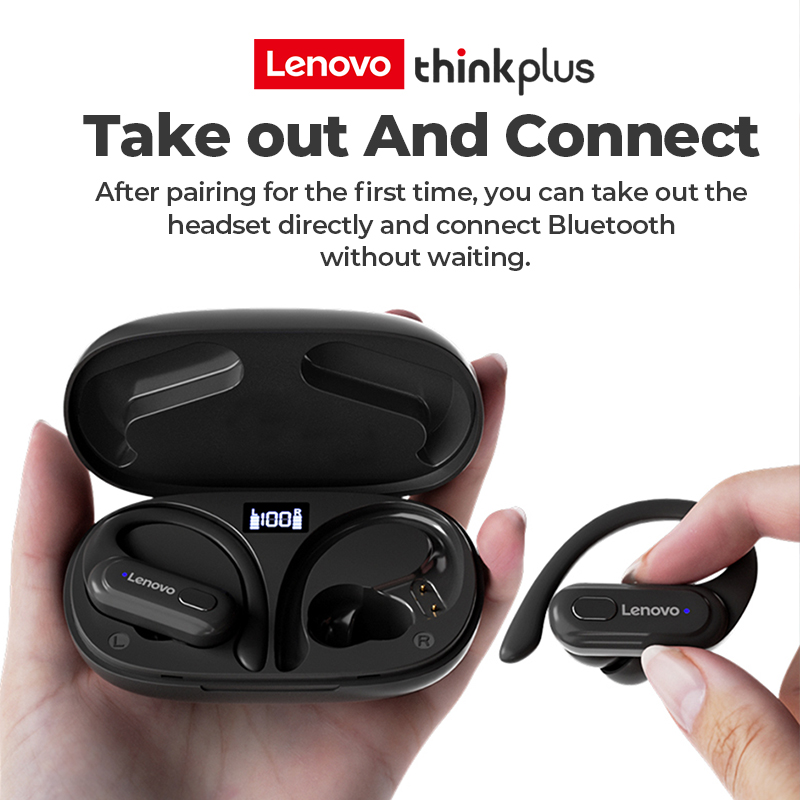 Lenovo Erazer XT60 Bluetooth 5.3 Noise Reduction Earhooks Headphone