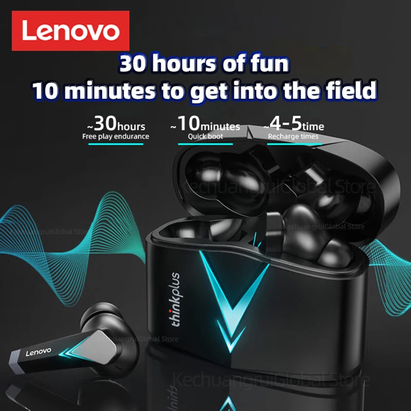 Lenovo LP6 TWS Gaming Noise cancelling Earbuds