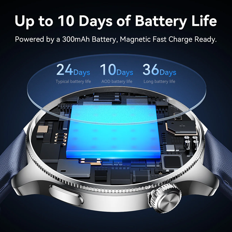Joyroom JR-FC3 Classic AMOLED Bluetooth Calling Smart Watch
