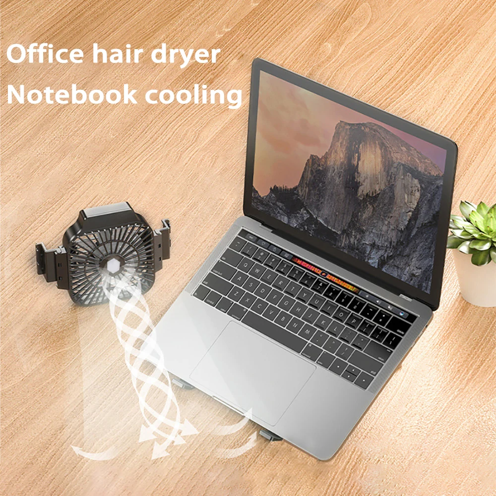 Computer Stand Fan Compro™ Foldable Portable Laptop Stand with Cooling Fan