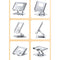 Compro™ Adjustable Swivel Tablet Holder with 360 Rotating Base