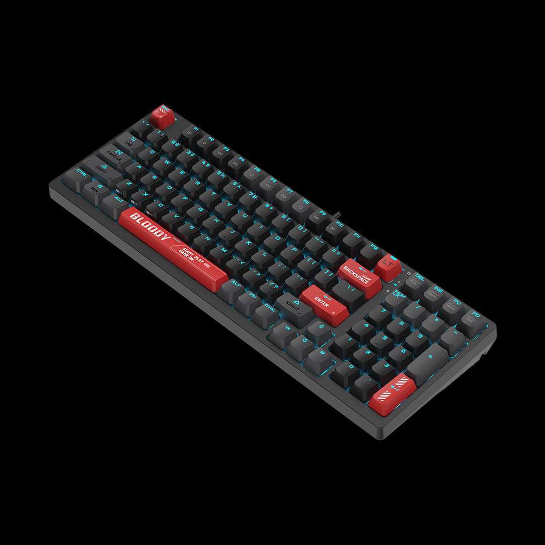 AT98 Alpha Optical Switch Mechanical Gaming Keyboard - Bloody Red