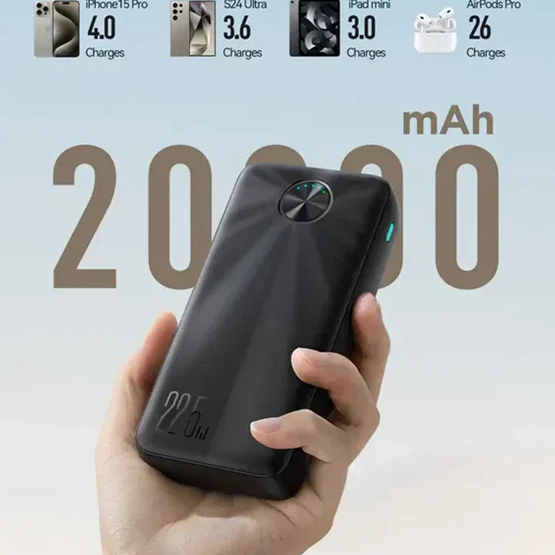 Joyroom JR-PBF16 22.5W LED Fast Charging Power Bank 20000mAh