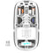 Compro™ 3 Modes Wireless Transparent 2.4G Mouse