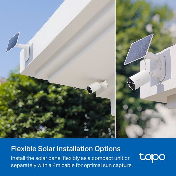 TP-Link Wi-Fi Camera Tapo C410 KIT (3 - Pack) Solar-Powered Security Camera Kit
