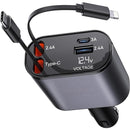 Compro™ 4-In-1 Retractable Car Charger-120W