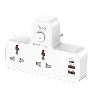 Ldnio 2 AC Outlets Portable Extension Power Socket